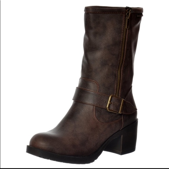 Rocket Dog Shoes - NIB Moto Mid Calf Boots